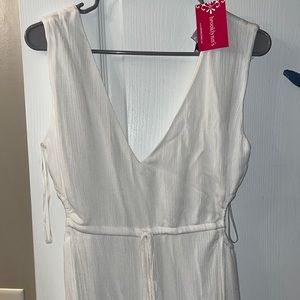 Womens White Brooklynns Jumpsuit